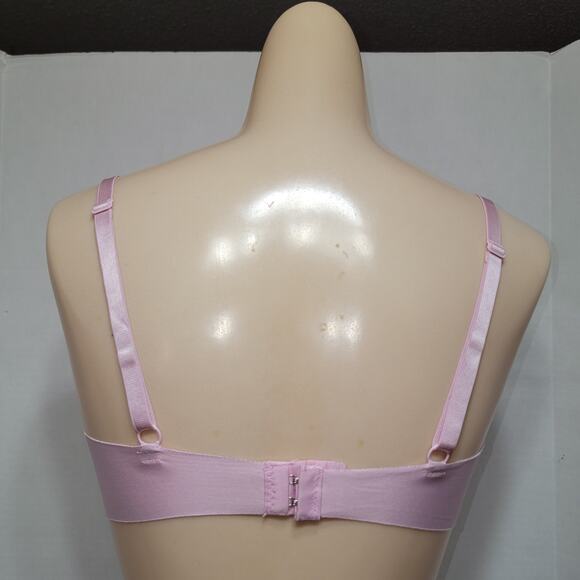 Prima Valentina Intimates Pink Padded Underwire Bra w/ Back Closure - Size 34B - Picture 3 of 6